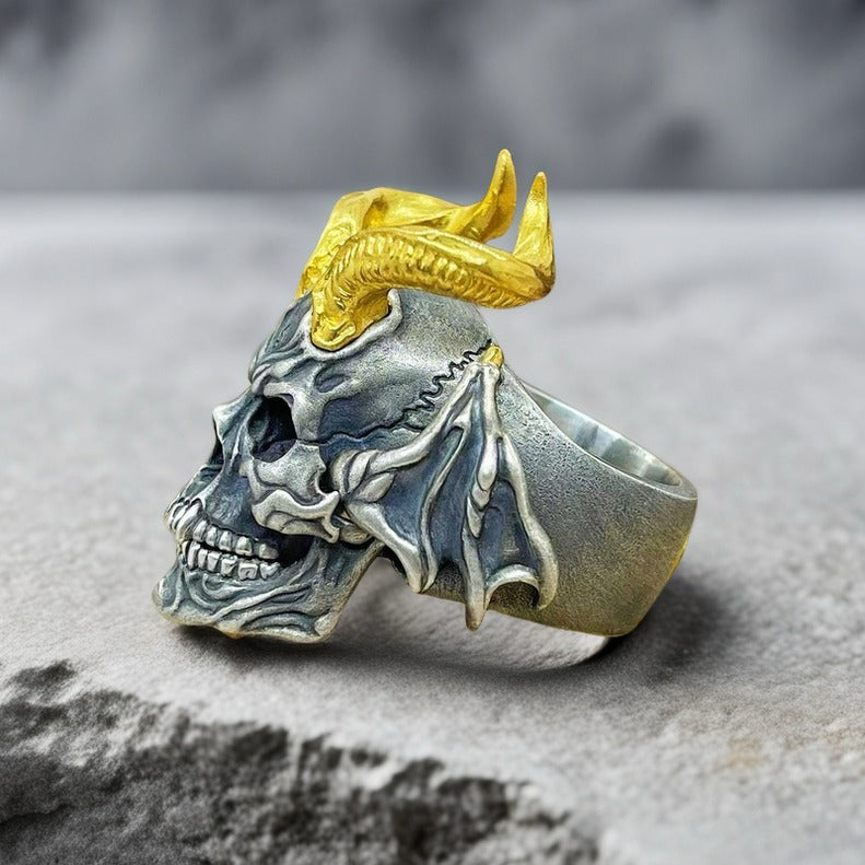 Demon King Silver Ring (Item No. SR124)