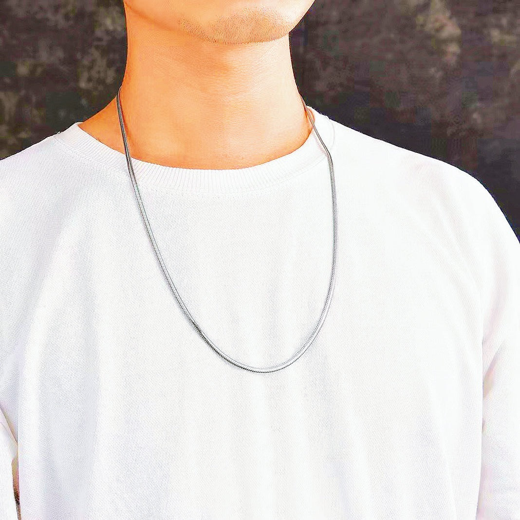Classic Silver Necklace Chain (Item No. SN128)