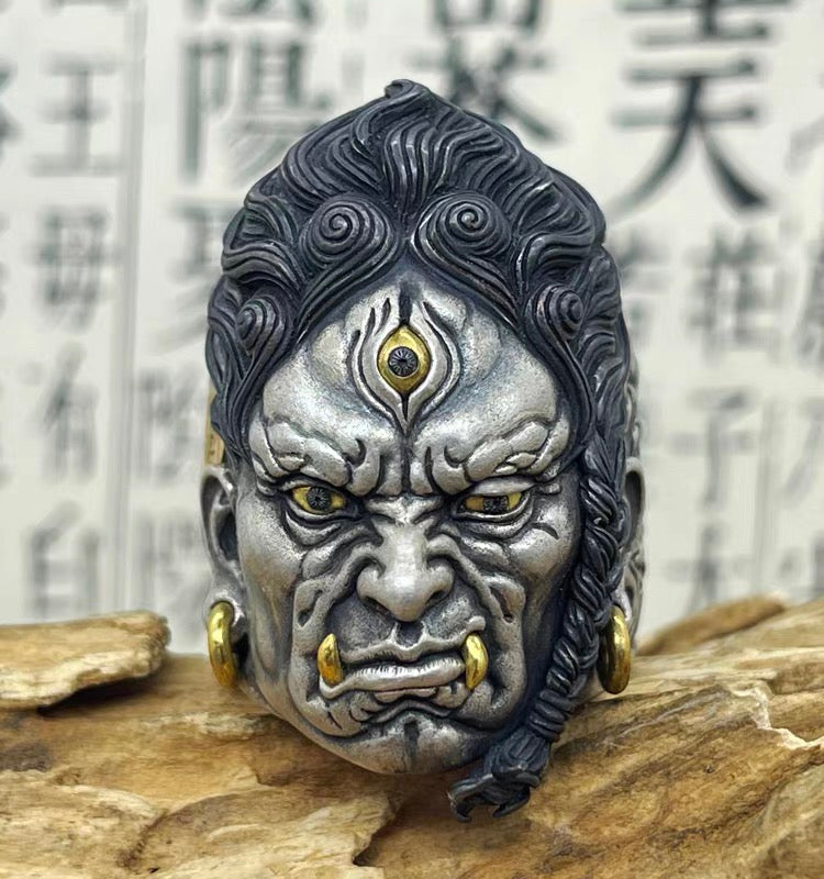 Acala Deity Silver Ring (Item No. SR133)