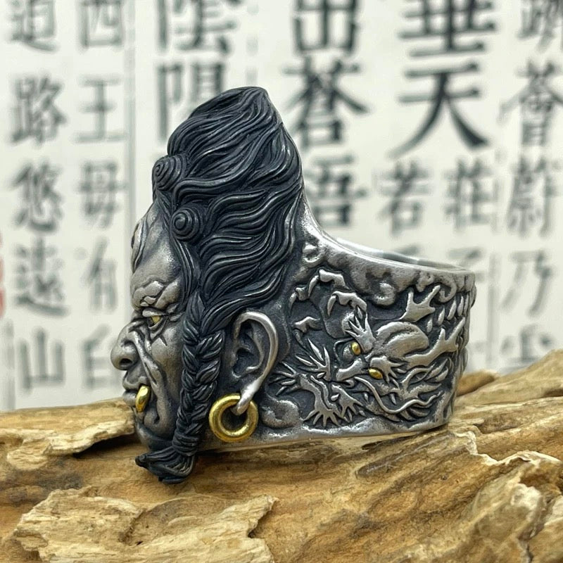 Acala Deity Silver Ring (Item No. SR133)