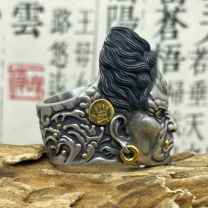 Acala Deity Silver Ring (Item No. SR133)