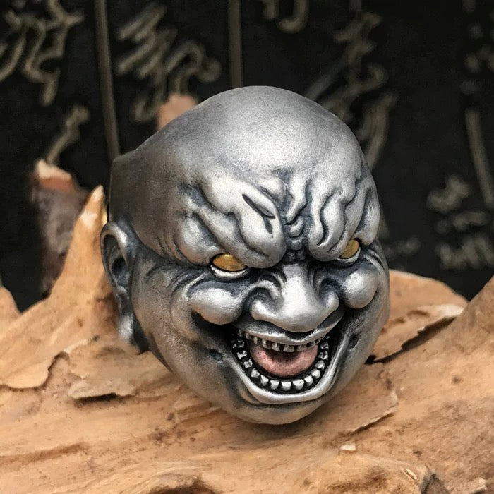 Maitreya Buddha Silver Ring (Item No. SR135)