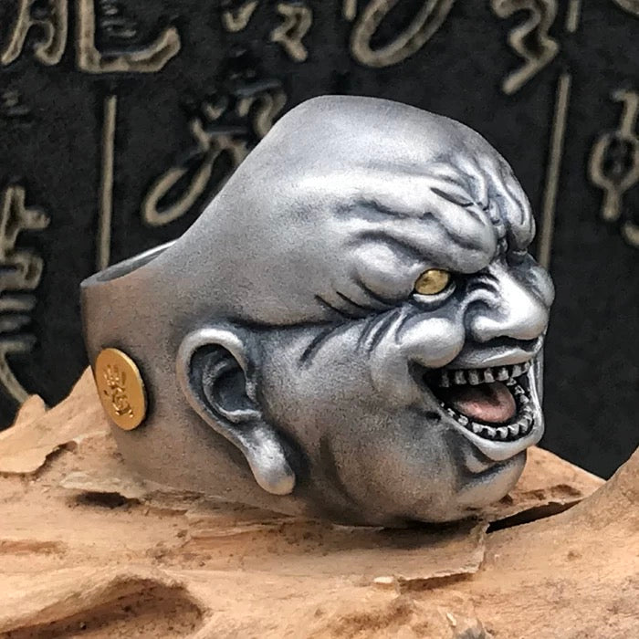 Maitreya Buddha Silver Ring (Item No. SR135)