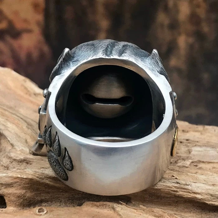 Pit Bull Silver Ring (Item No. SR134)