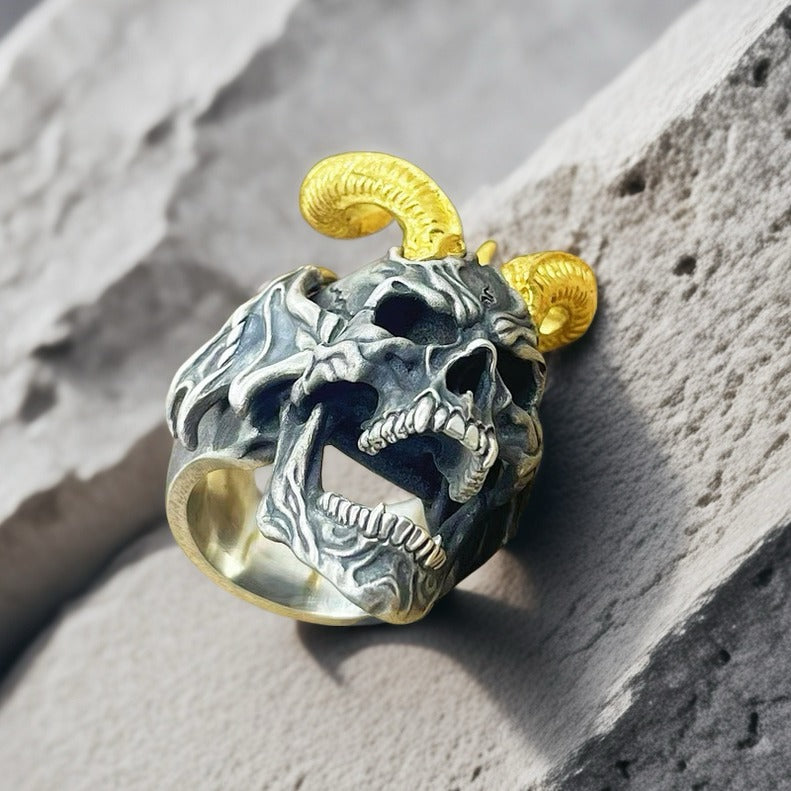 Demon King Silver Ring (Item No. SR124)