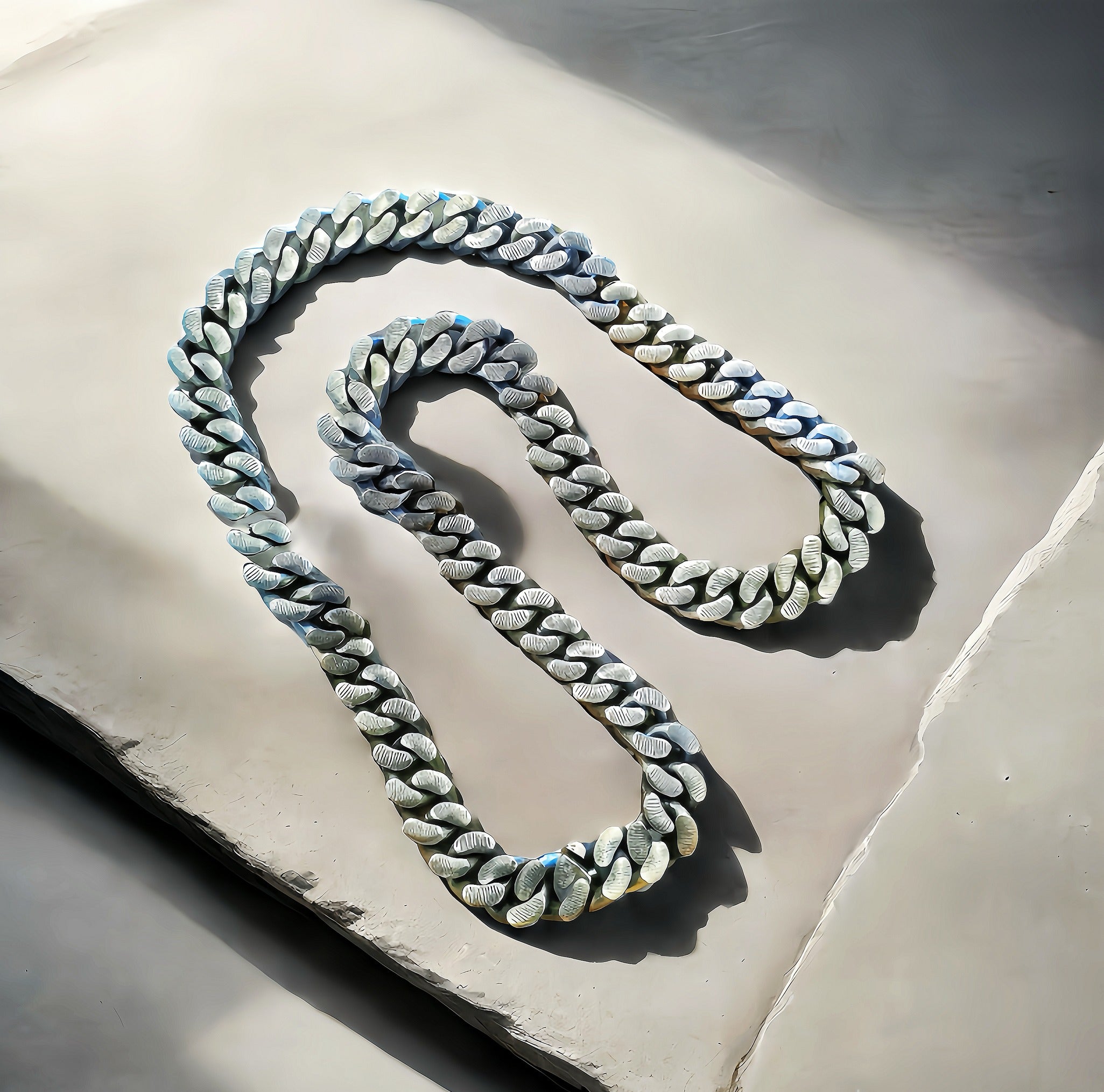 Heavy Metal Silver Necklace Chain (Item No. SN103)