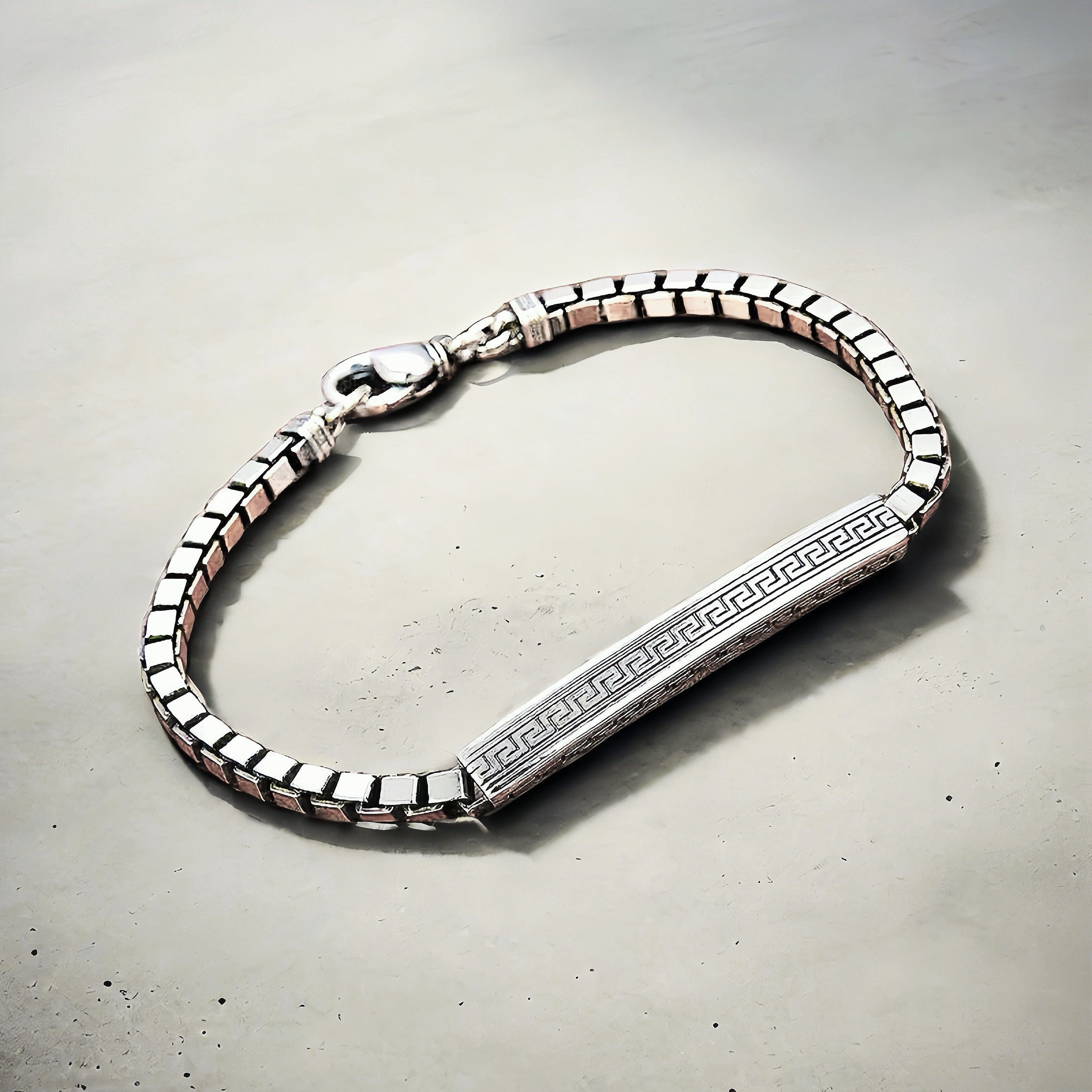Fashion Silver Box Bracelet (Item No.SB146)