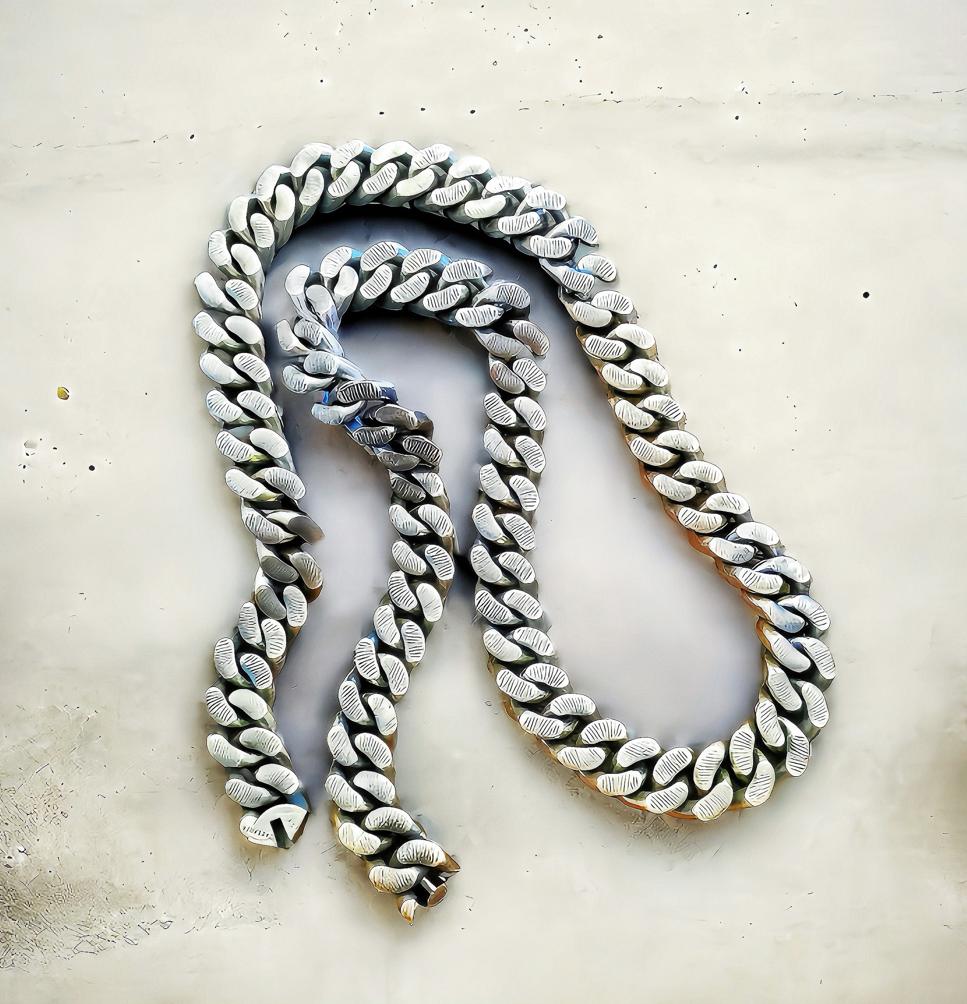 Heavy Metal Silver Necklace Chain (Item No. SN103)
