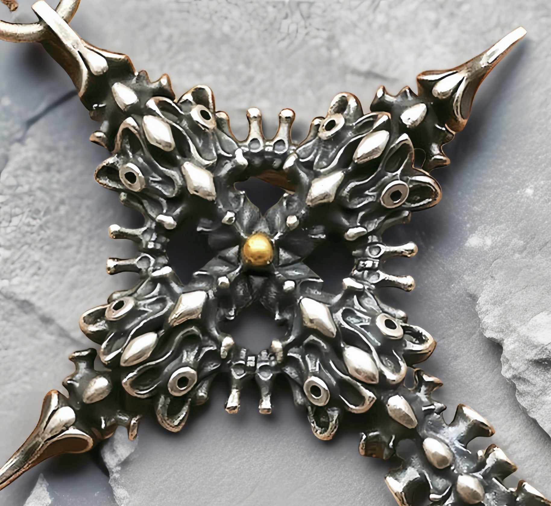 Skull & Cross Bone Silver Pendant (Item No. SP113)