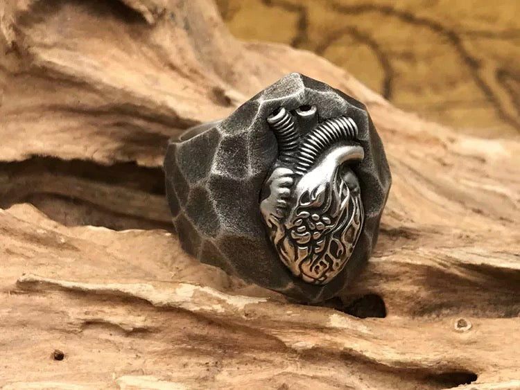 Heart Silver Ring (Item No. SR106)