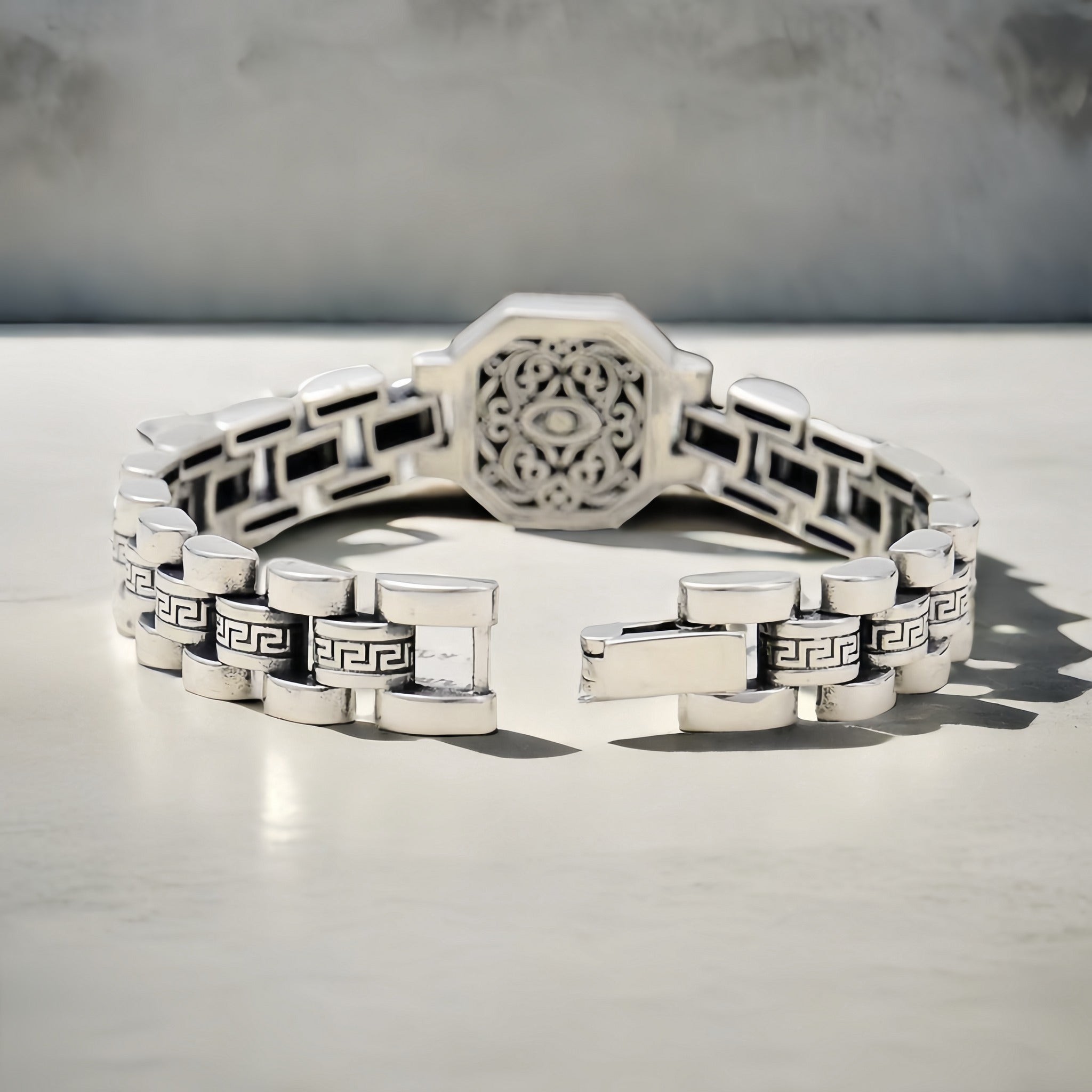 Lion Silver Bracelet (Item No.SB176)