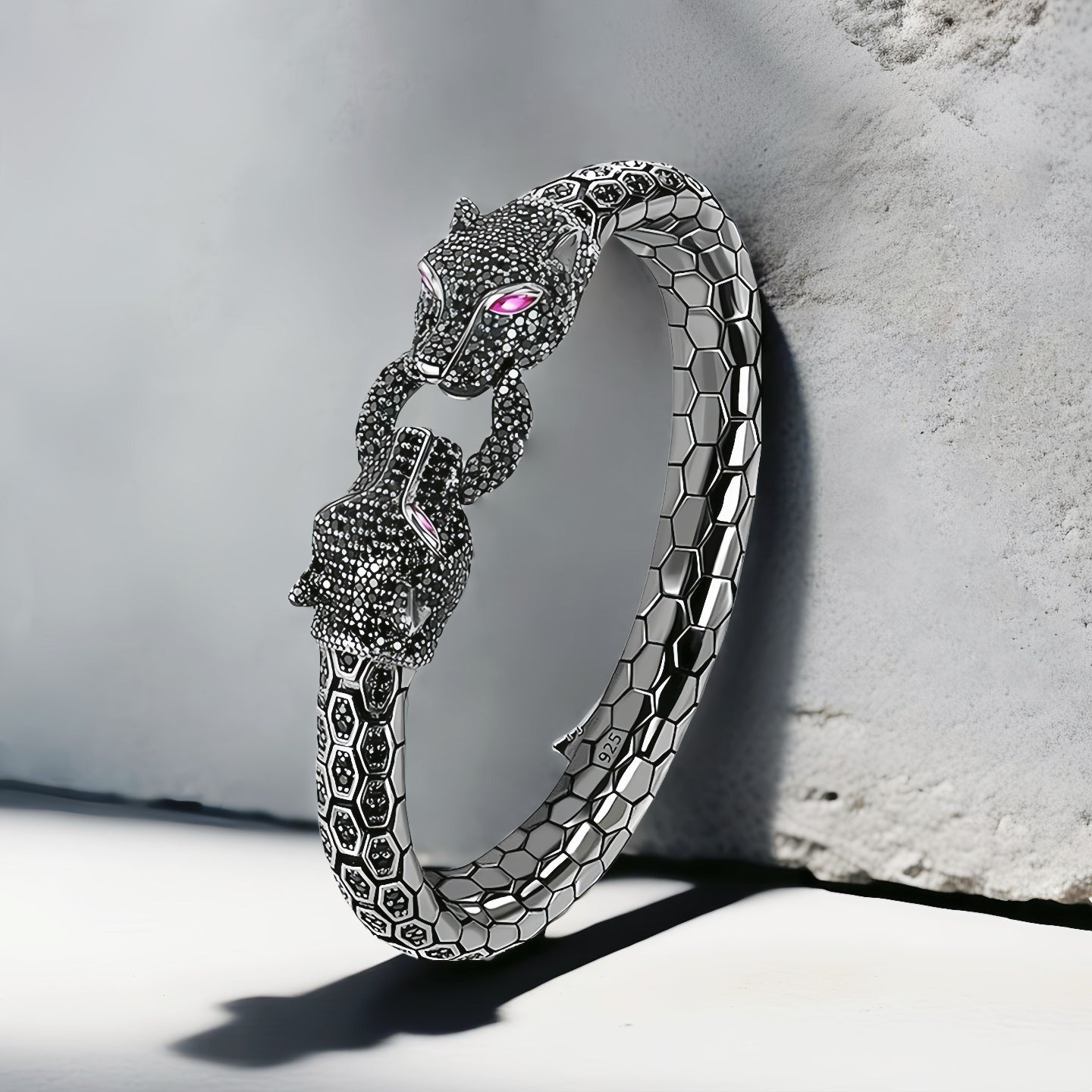 Panther Fashion Silver Bracelet (Item No.SB104)