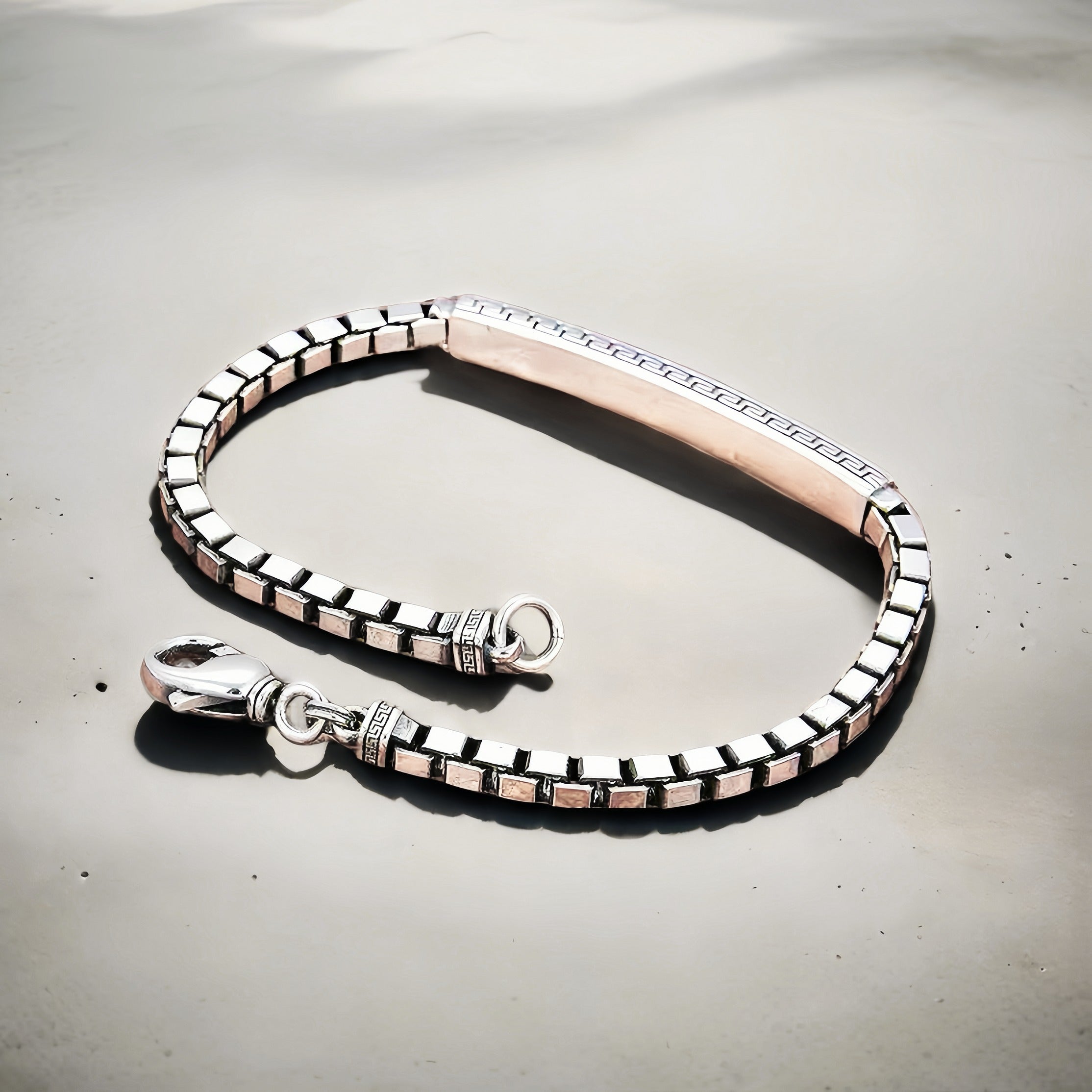 Fashion Silver Box Bracelet (Item No.SB146)
