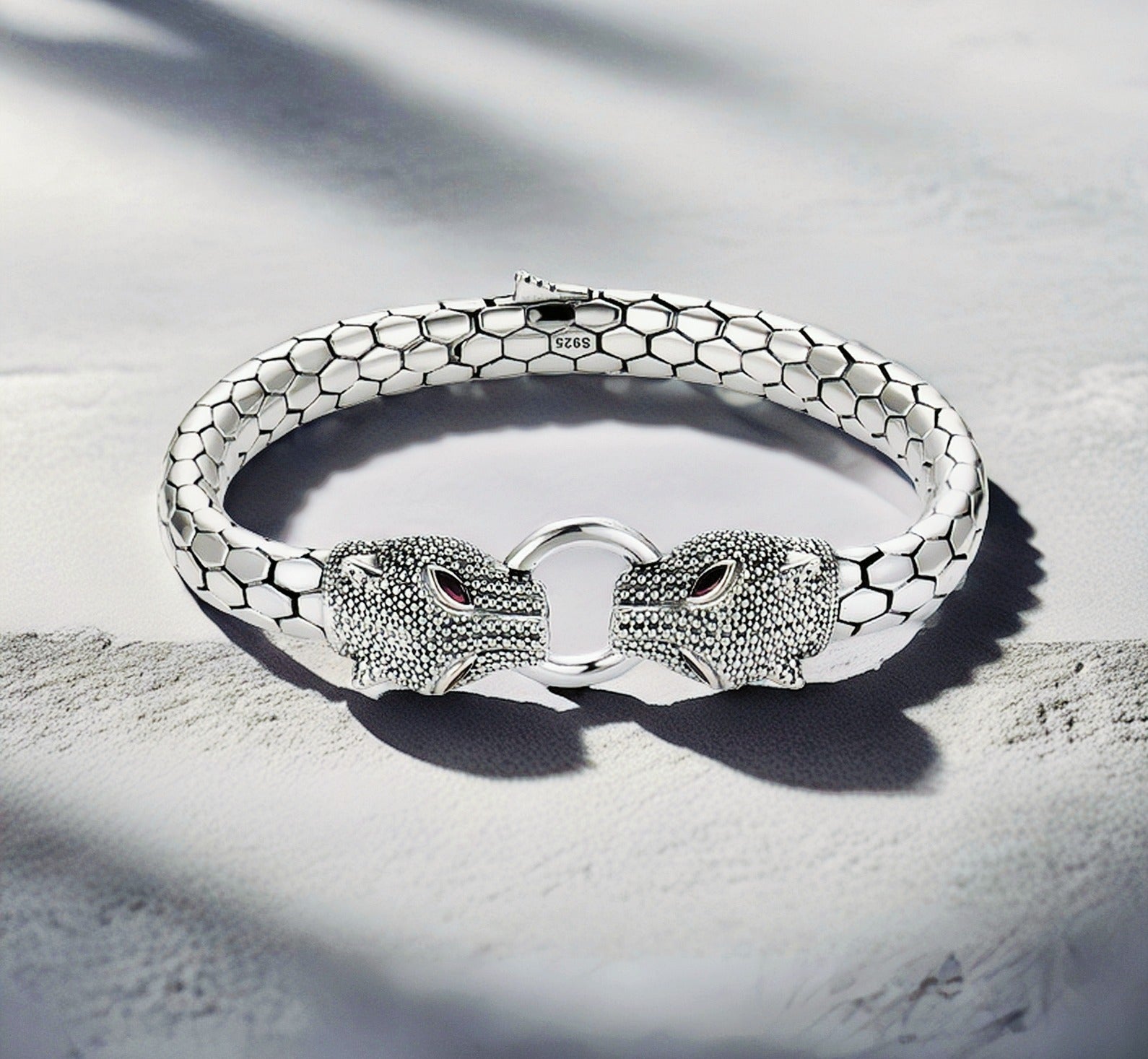 Panther Fashion Silver Bracelet (Item No.SB106)