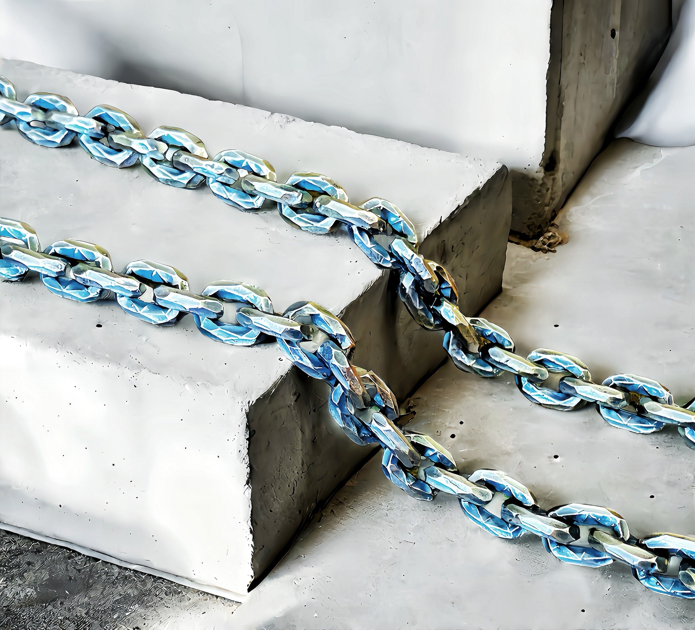 8mm Hammered Silver Necklace Chain (Item No. SN101)