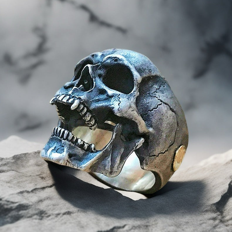 Skull Silver Ring (Item No. SR120)