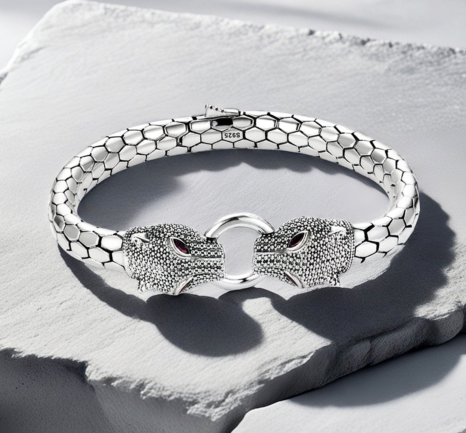 Panther Fashion Silver Bracelet (Item No.SB106)