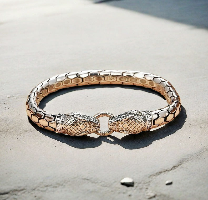 Snake Fashion Silver Bracelet (Item No.SB112)