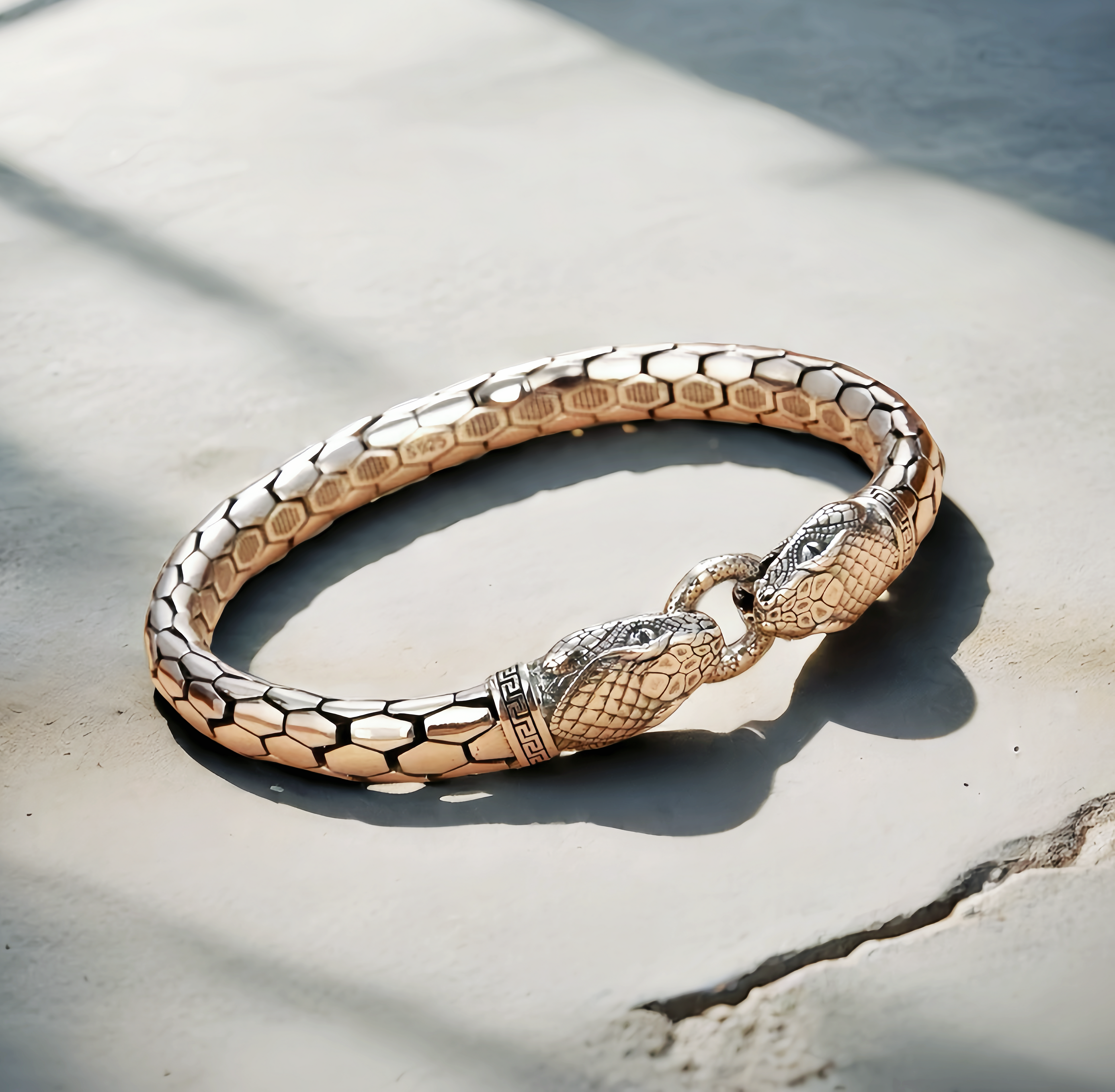 Snake Fashion Silver Bracelet (Item No.SB112)