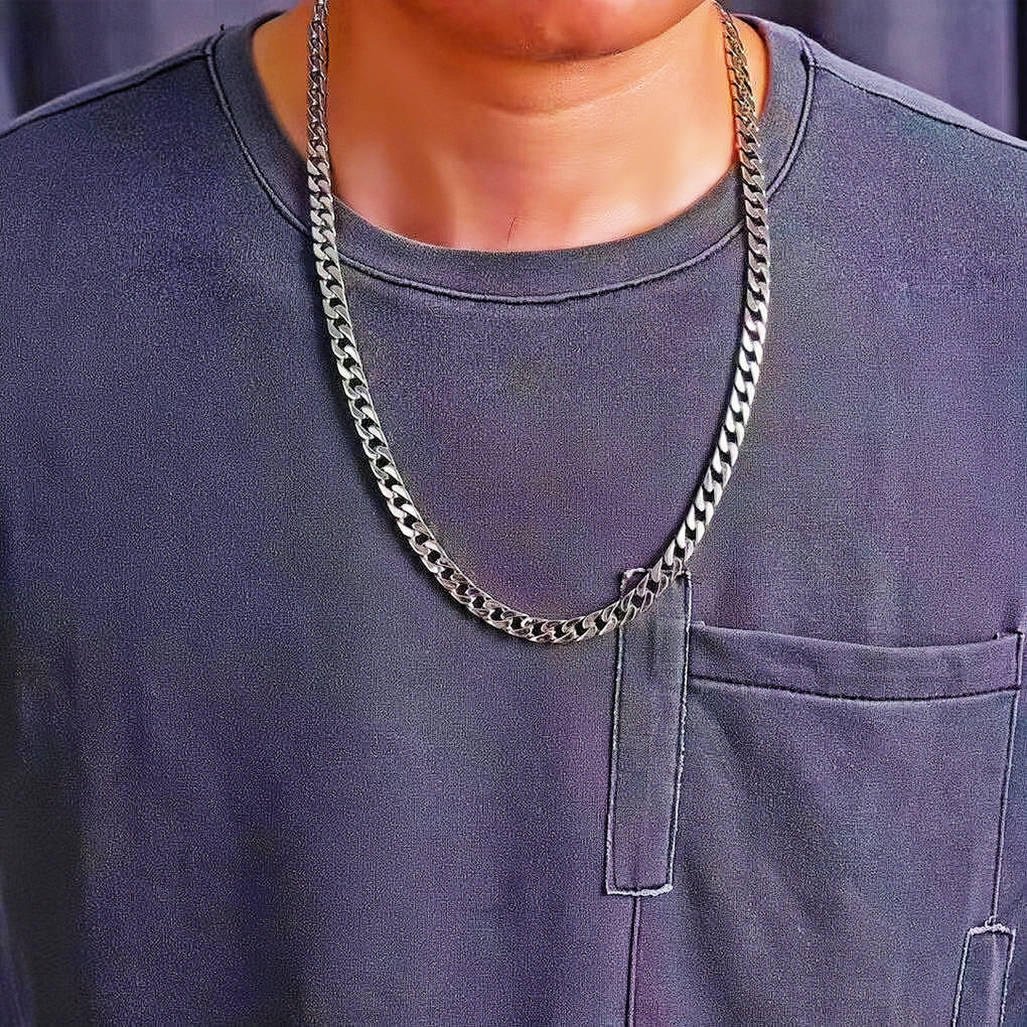 Classic Silver Necklace Chain (Item No. SN135)