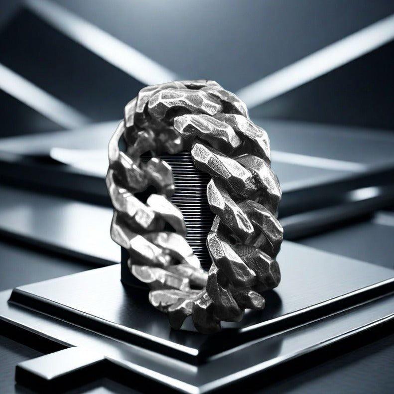 Hammered Silver Ring (Item No. RS115)
