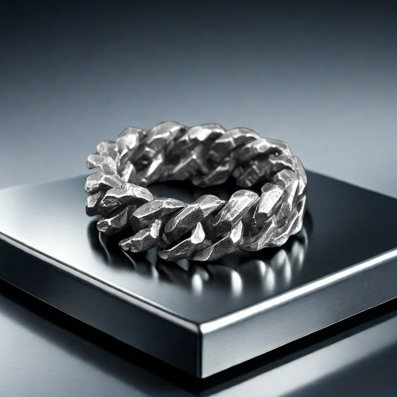 Hammered Silver Ring (Item No. RS115)