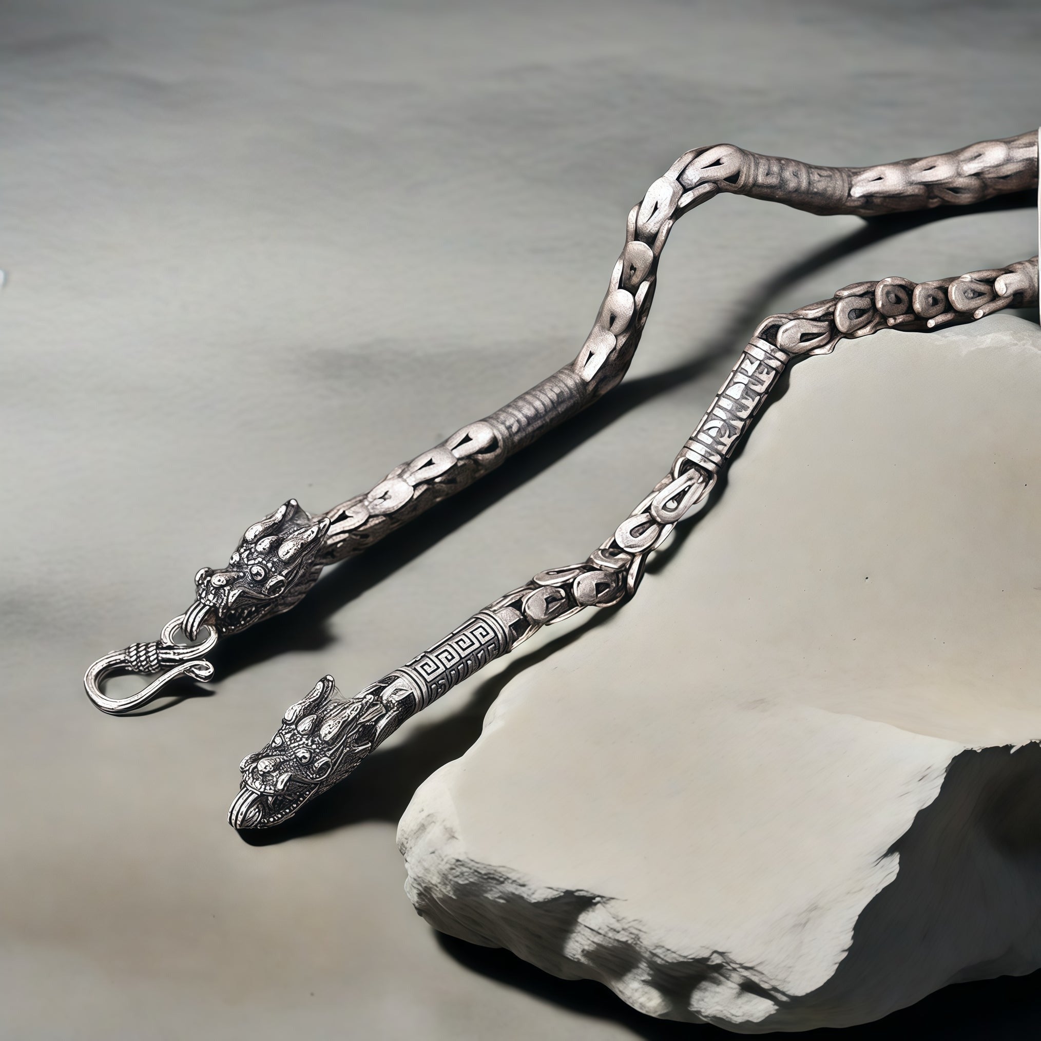 Dragon Pure Silver Necklace Chain (Item No. SN106)