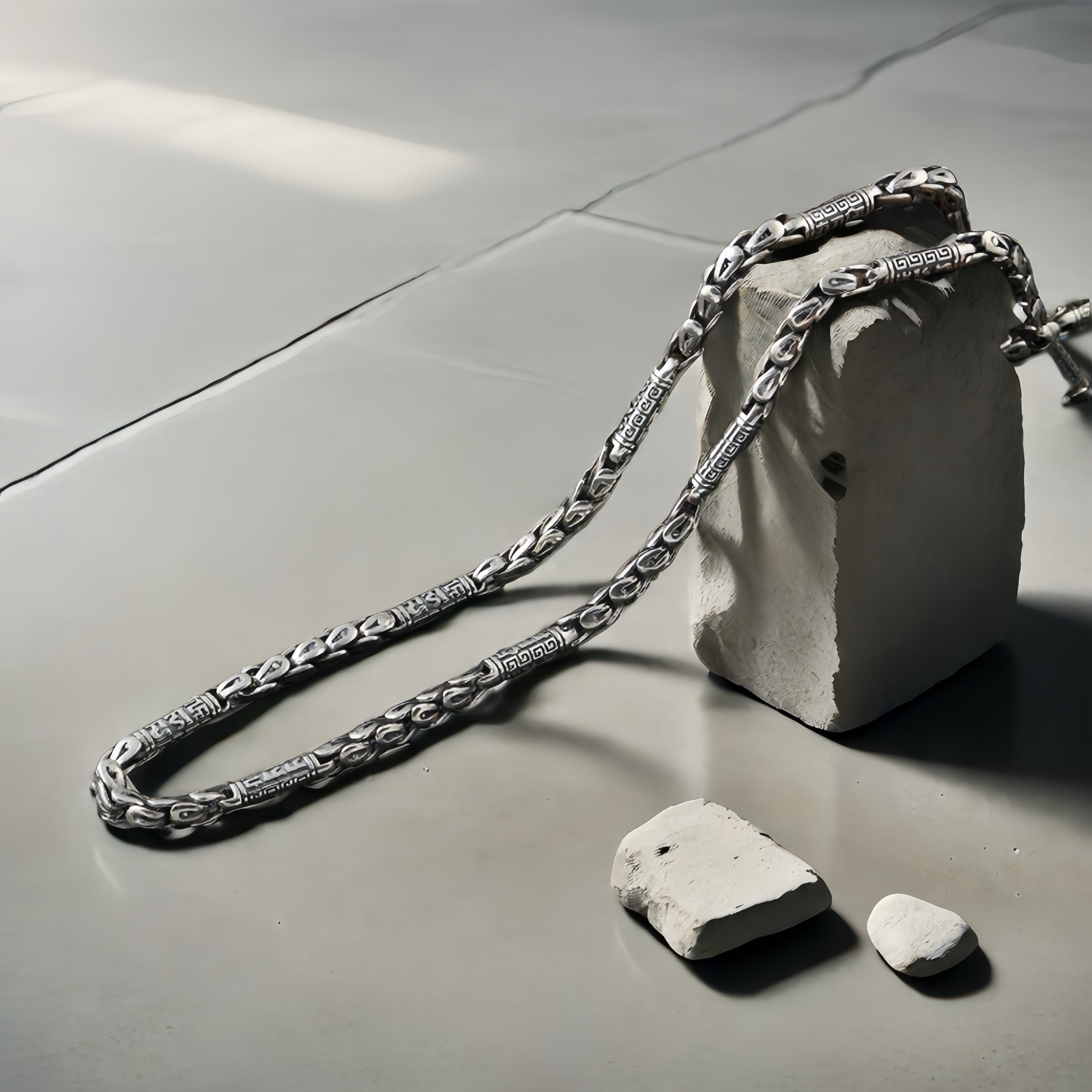 Dragon Pure Silver Necklace Chain (Item No. SN106)