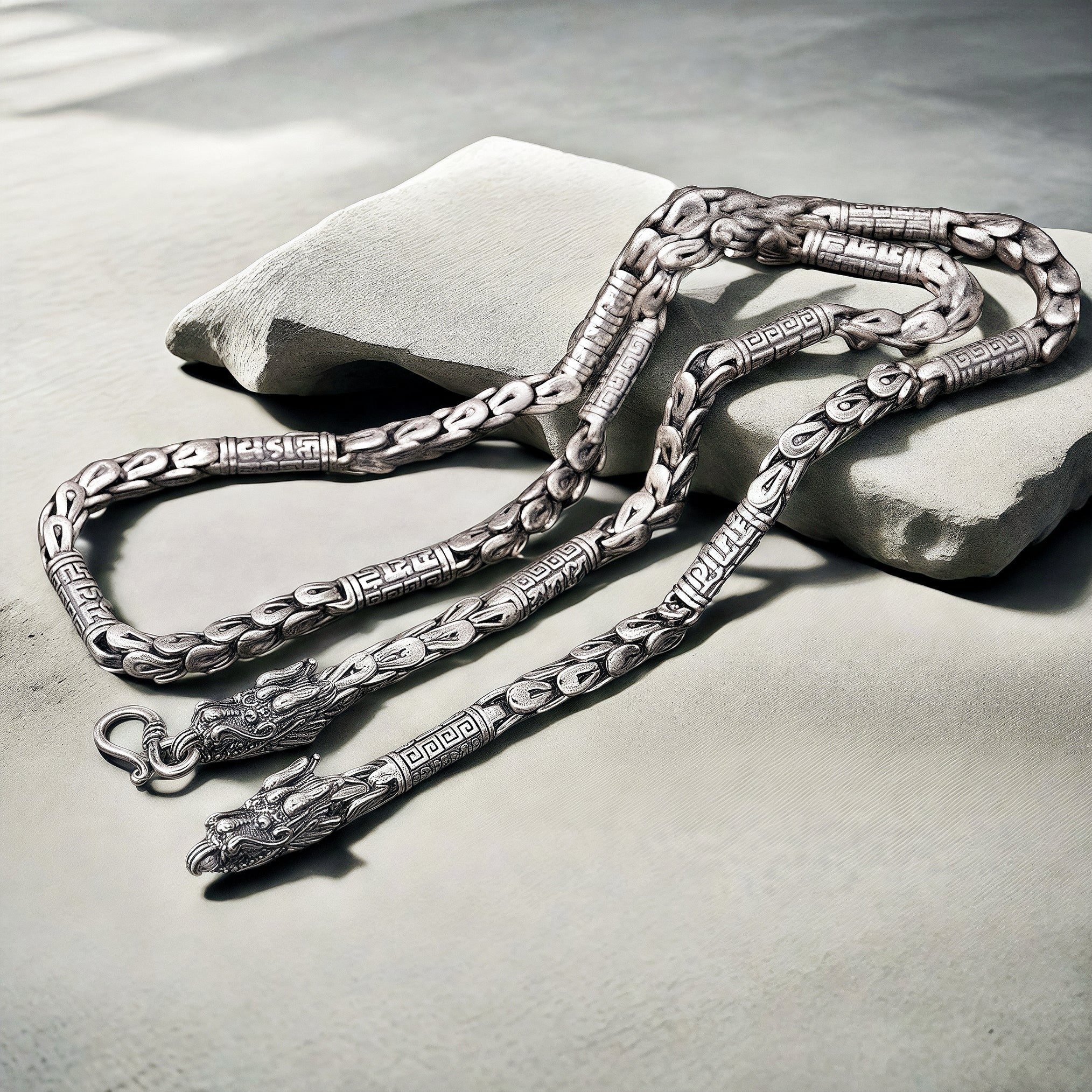 Dragon Pure Silver Necklace Chain (Item No. SN106)