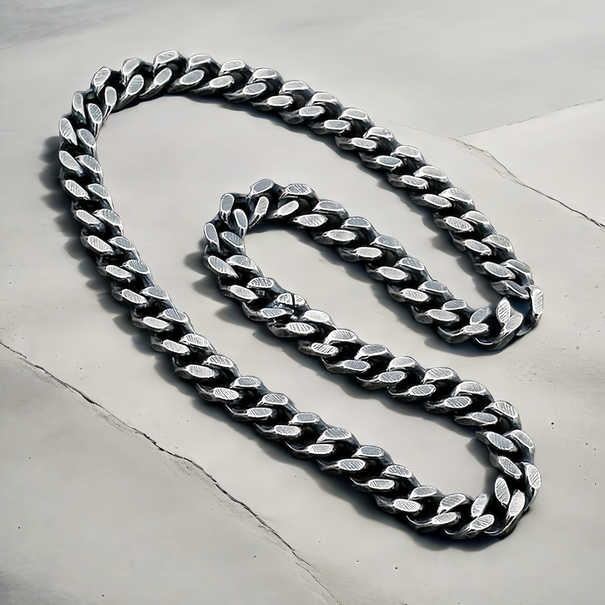 Heavy Metal Silver Necklace Chain (Item No. SN132)