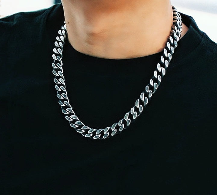 Heavy Metal Silver Necklace Chain (Item No. SN132)