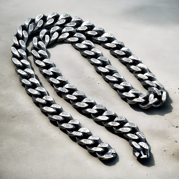 Heavy Metal Silver Necklace Chain (Item No. SN132)