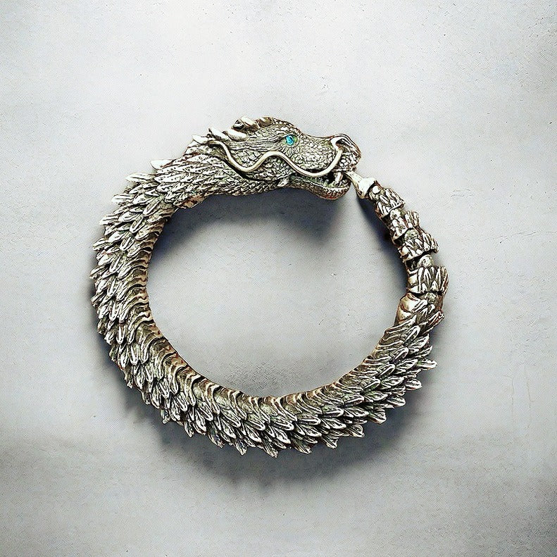 Dragon Silver Bracelet Chain (Item No.SB125)