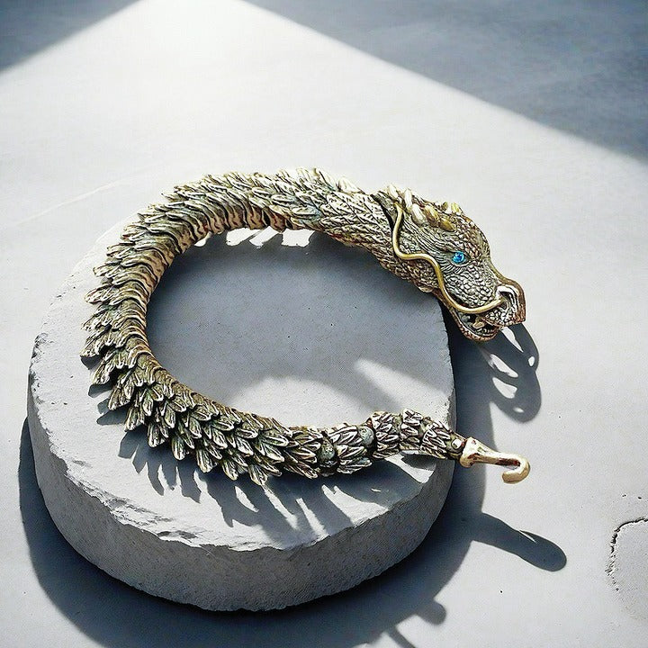 Dragon Silver Bracelet Chain (Item No.SB125)