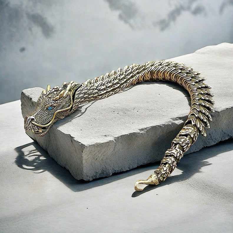 Dragon Silver Bracelet Chain (Item No.SB125)