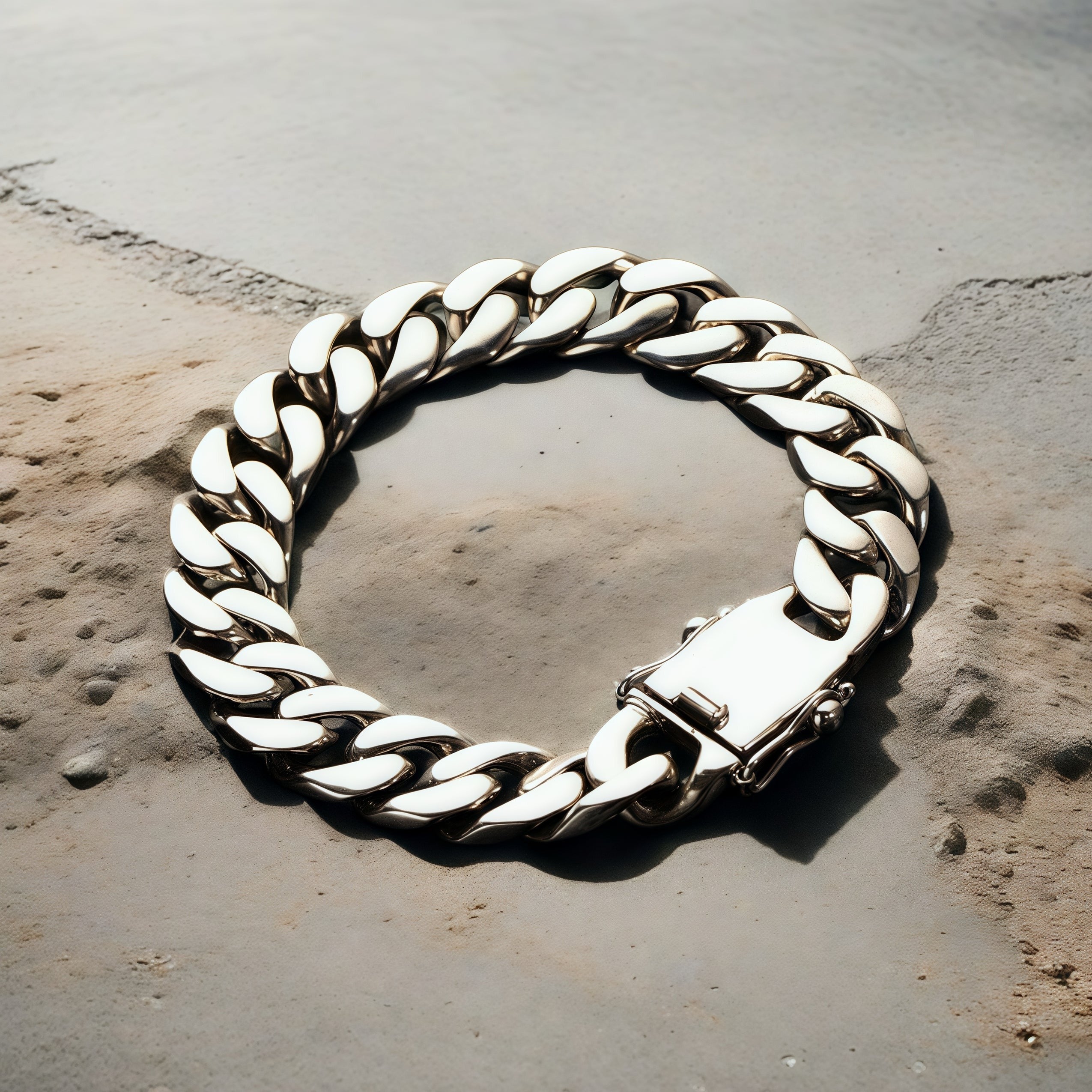 Classy Silver Bracelet (Item No.SB122）
