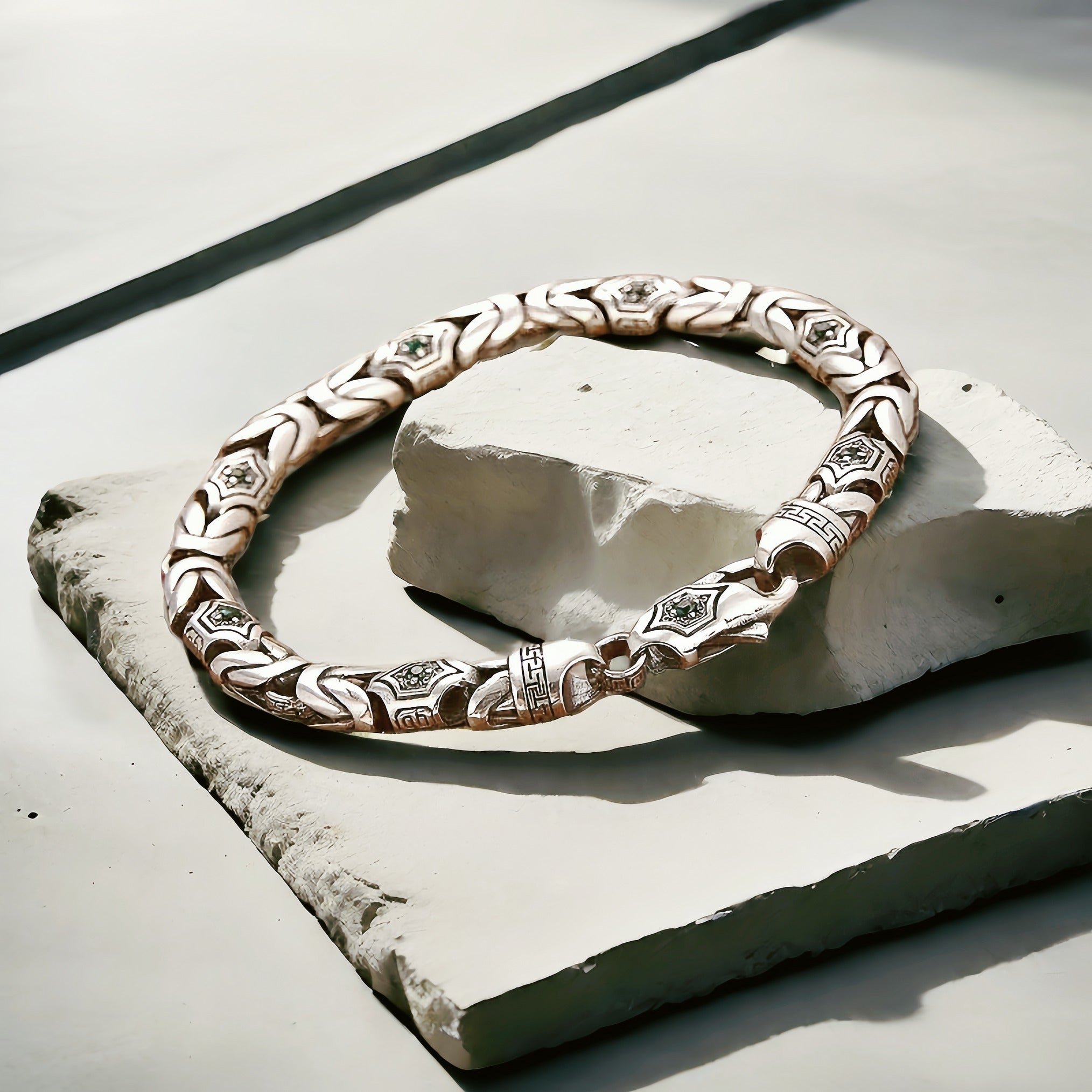 Classic Silver Bracelet Chain (Item No.SB128)