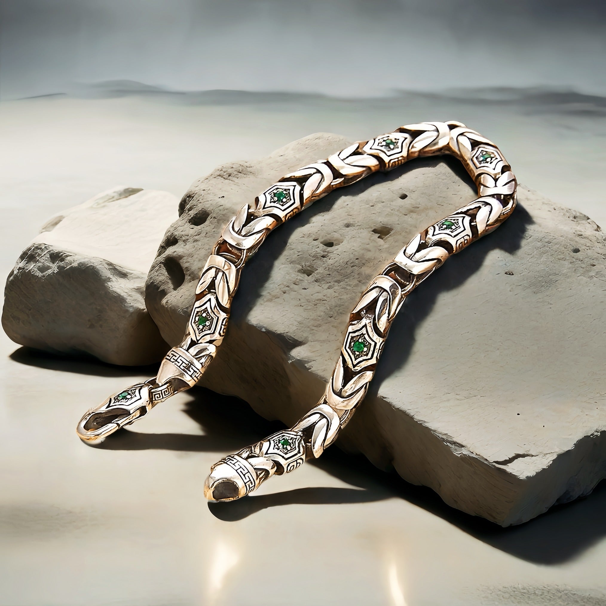 Classic Silver Bracelet Chain (Item No.SB128)