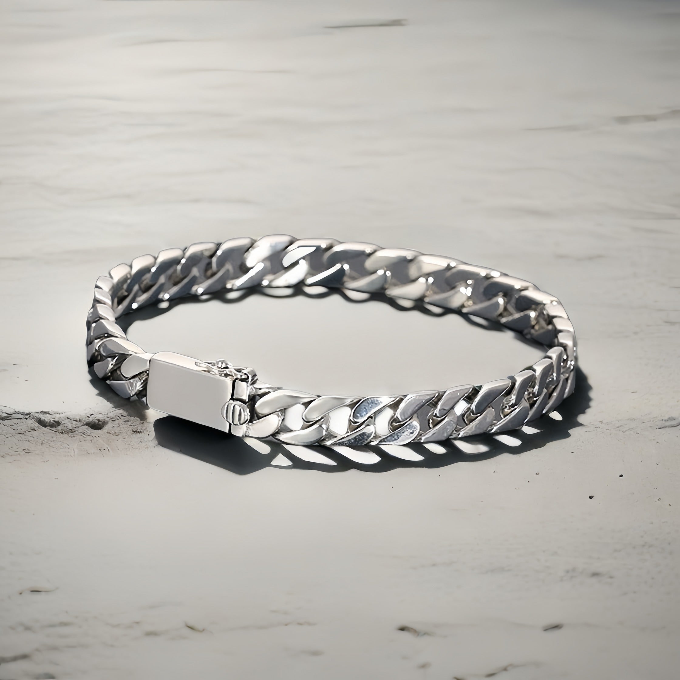 Classy Silver Bracelet Chain (Item No.SB169)