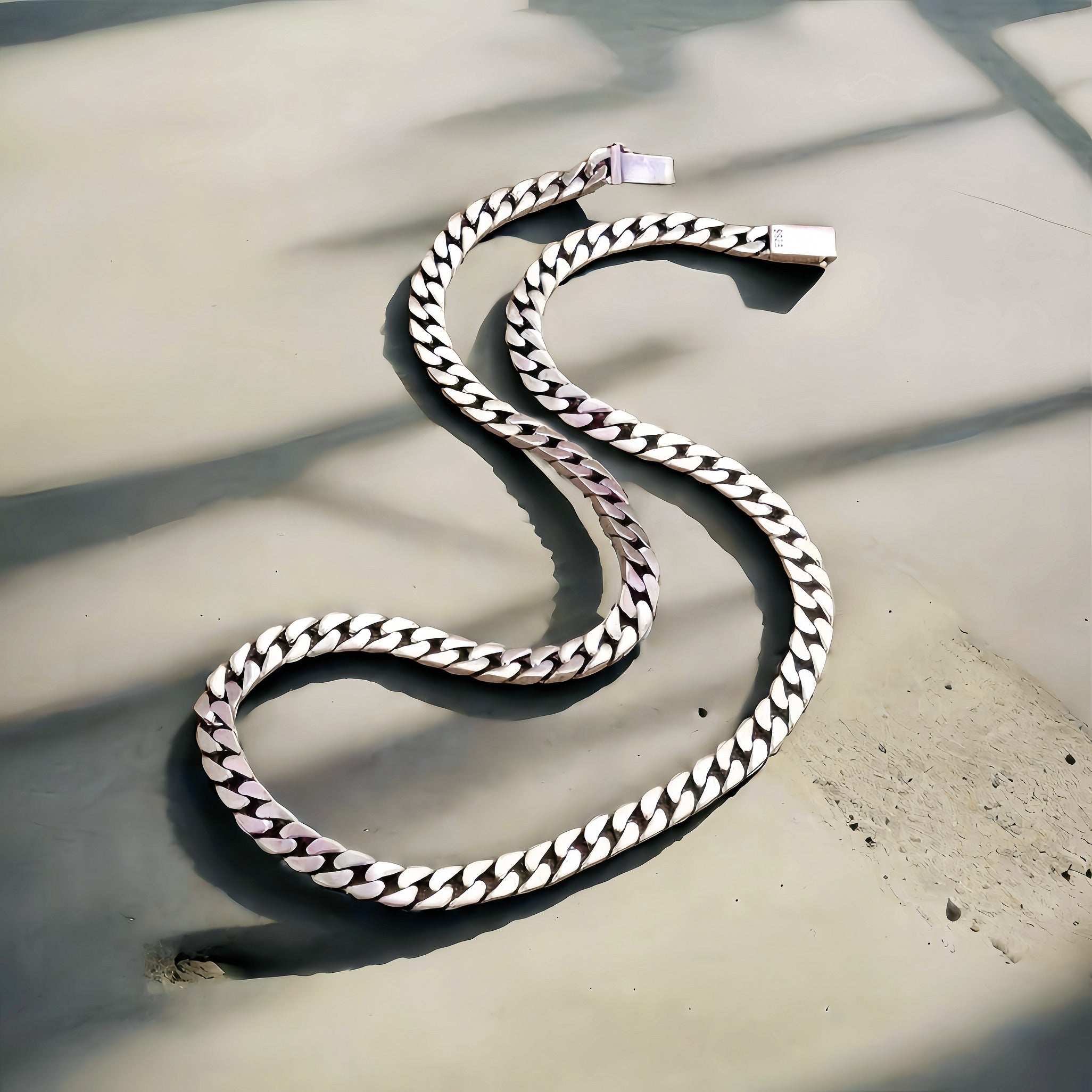 Classic Silver Necklace Chain (Item No. SN124)