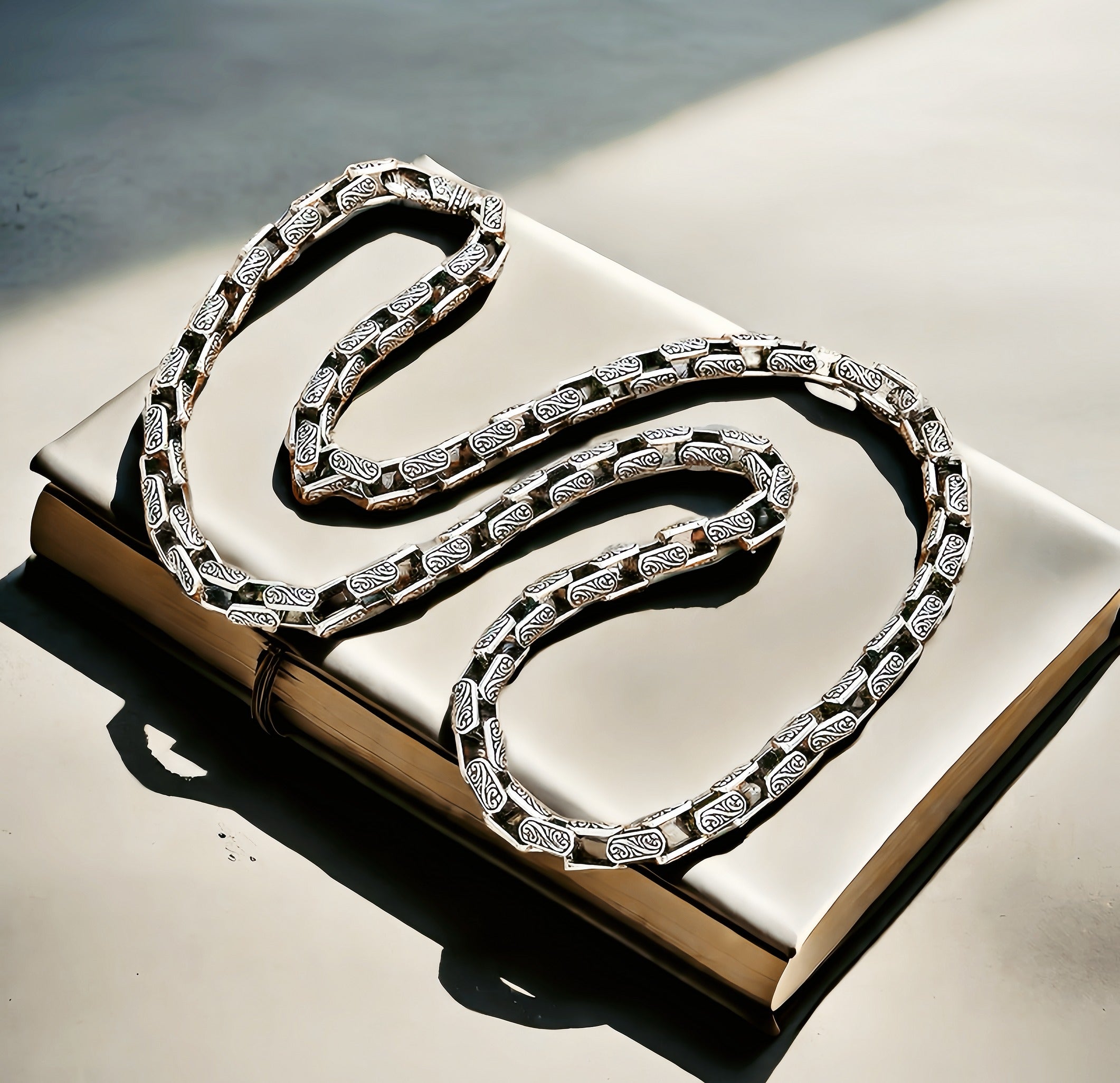 Vintage Silver Necklace Chain (Item No. SN127)