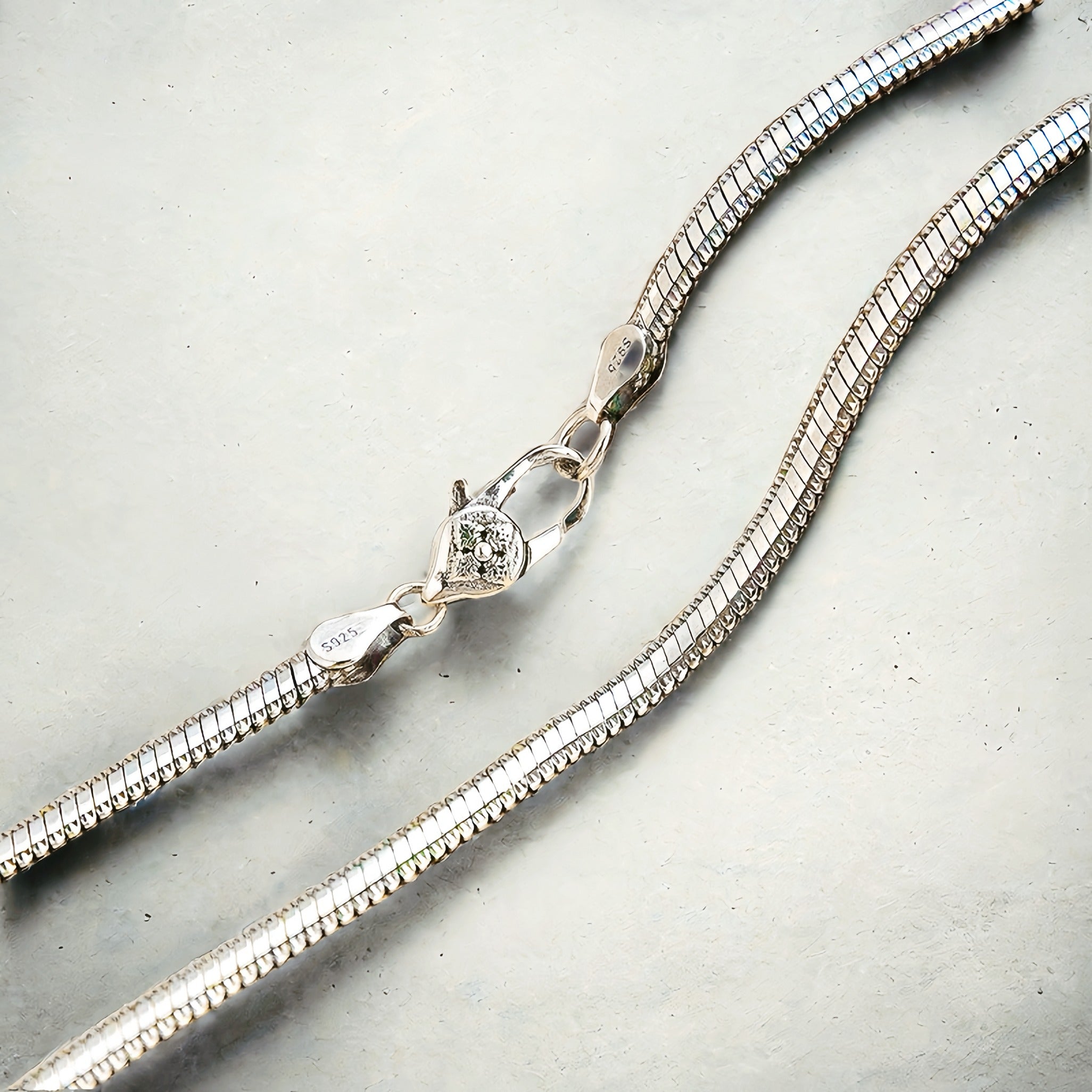 Classic Silver Necklace Chain (Item No. SN128)