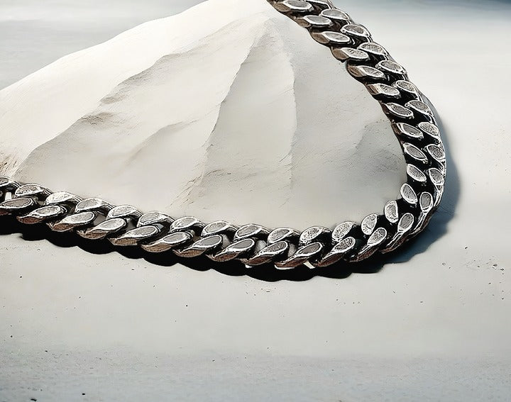 Cuban Link Silver Necklace Chain (Item No. SN114)