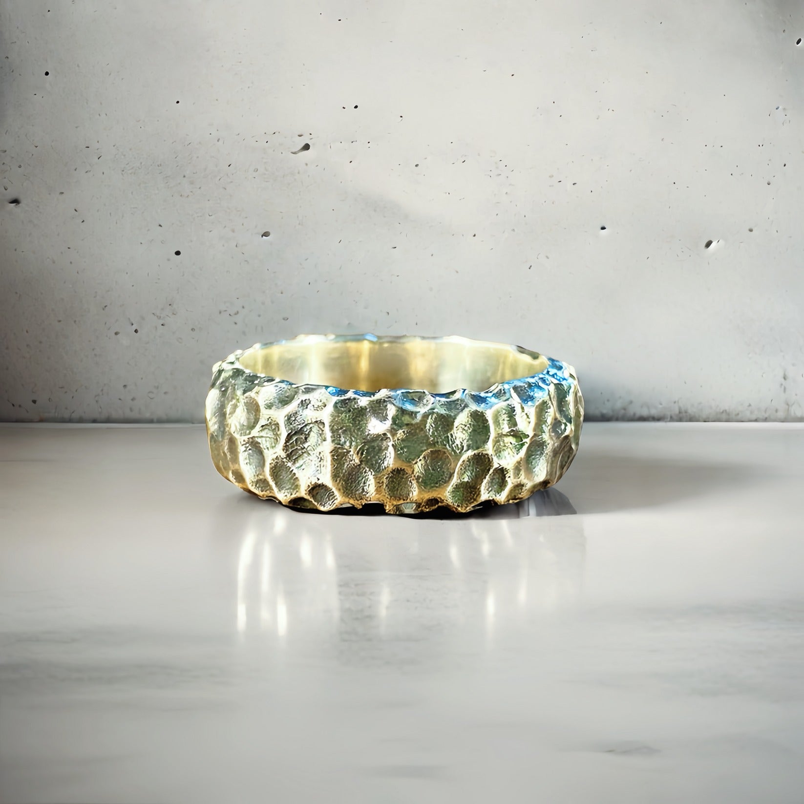 Hammered Silver Ring (Item No. RS118)