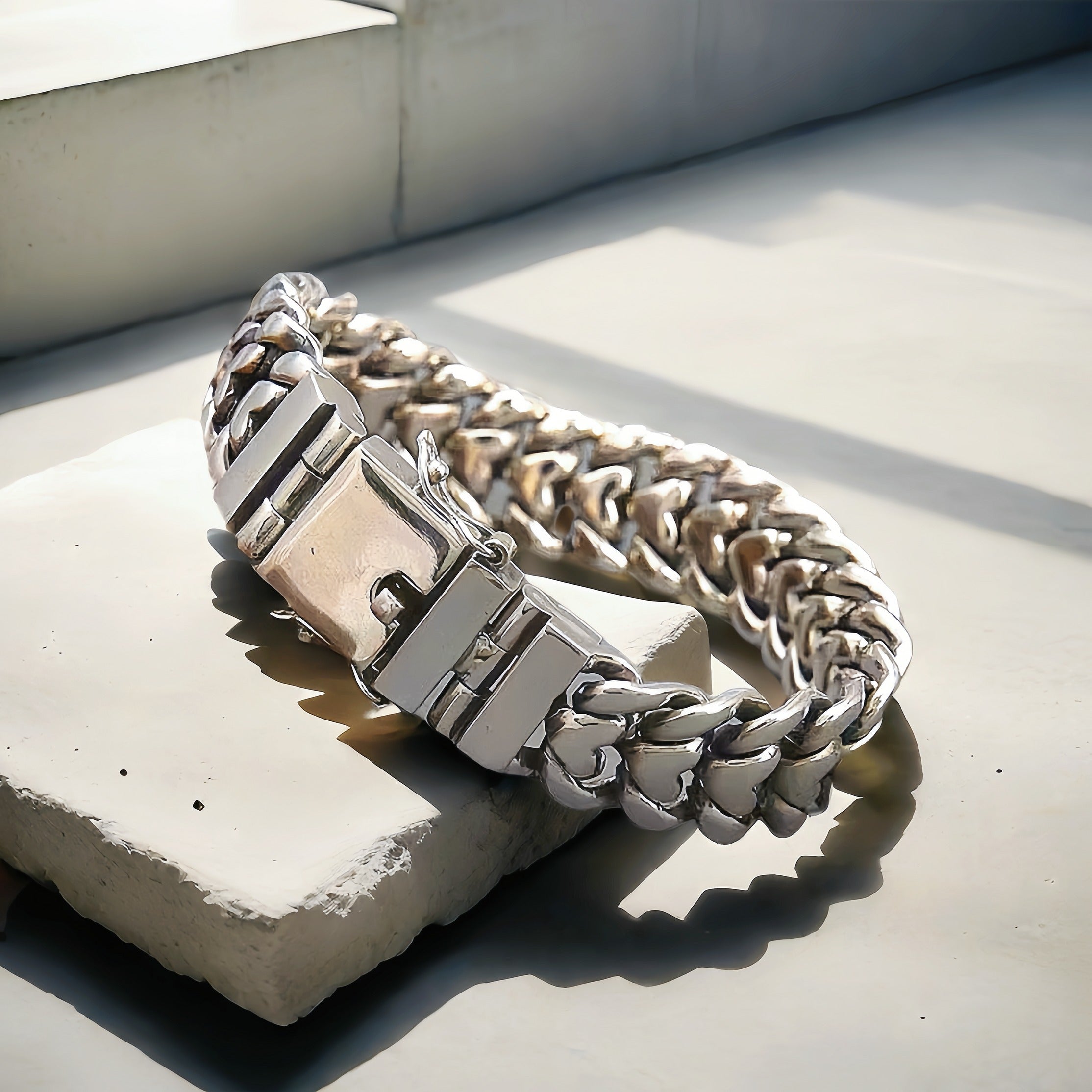 Braided Silver Chain (Item No.SB163)