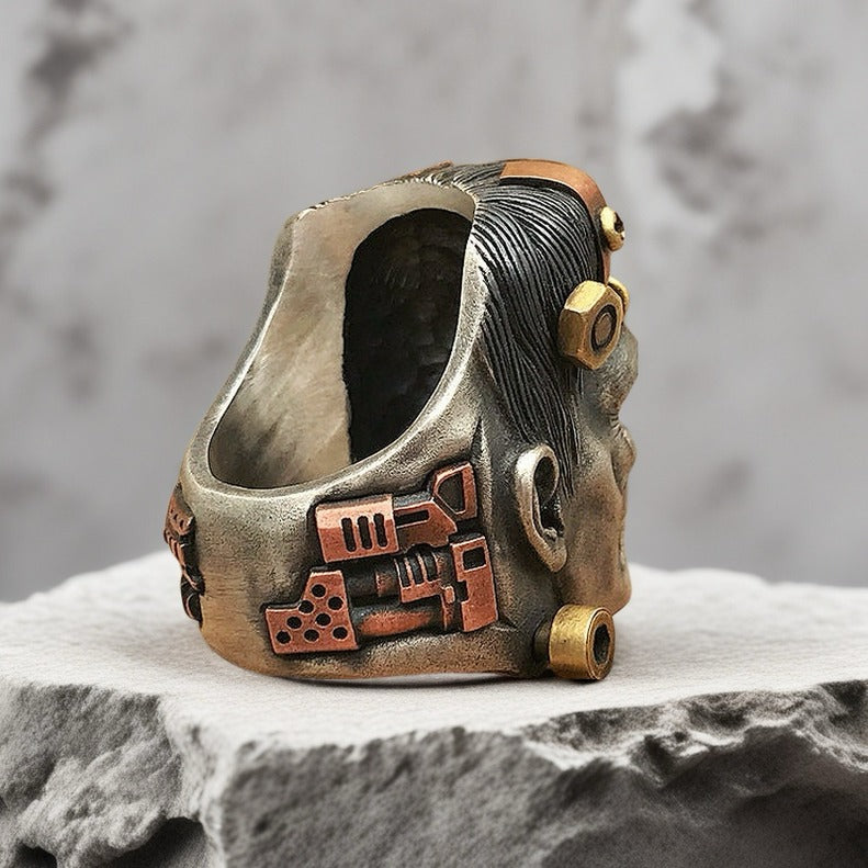 Frankenstein Silver Ring (Item No. SR125)