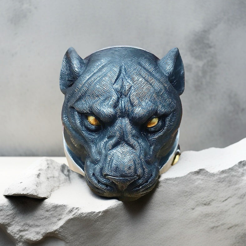 Panther Silver Ring (Item No. SR128)