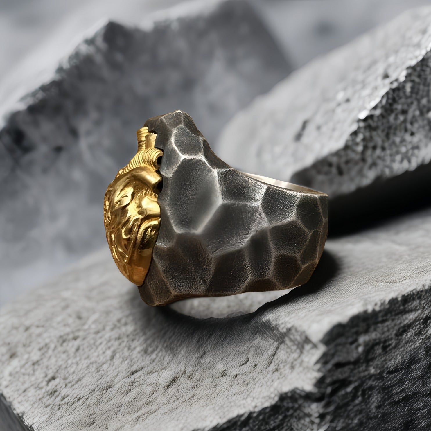 Heart Silver Ring (Item No. SR106)