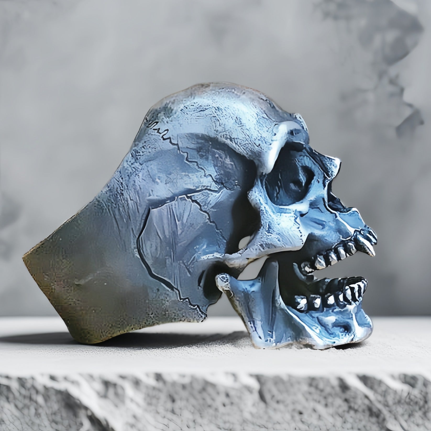 Skull Silver Ring (Item No. SR120)