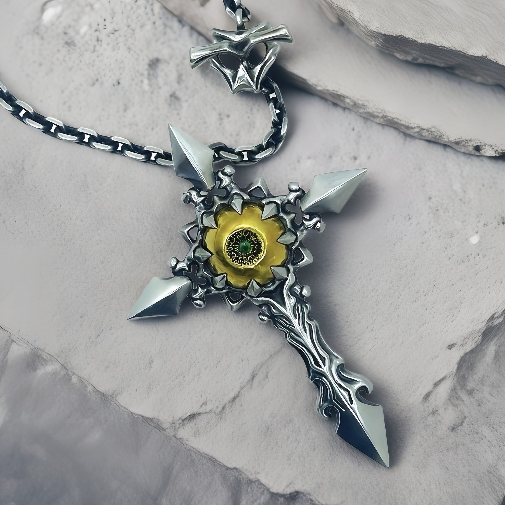Eye Of Providence Silver Pendant (Item No. SP106)